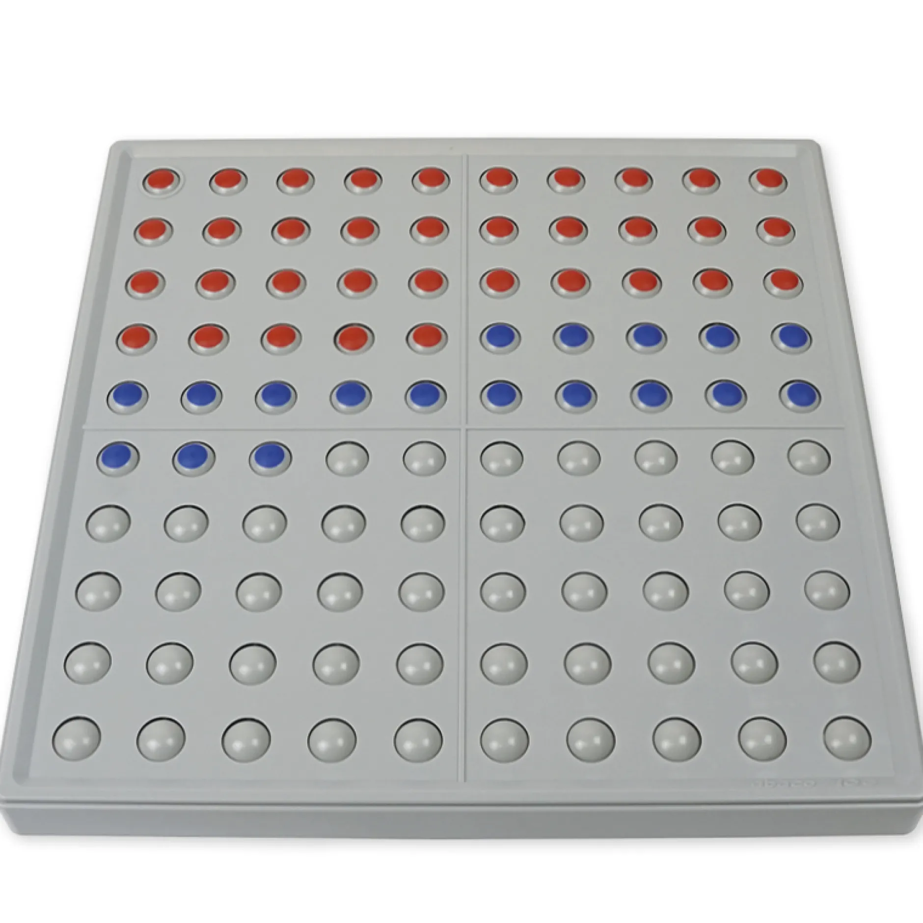 ABACO 100 tricolor rot-blau-grau, Zähl- und Rechenrahmen