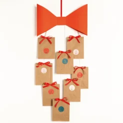 Adventskalender-Aufkleber, 24 Stück