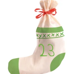 Adventskalender-Stiefel (24 Stück)