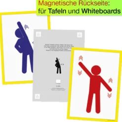 Aktivitäten-Karten XL A4 "Bewegtes Lernen", magnetisch in Box, 26-tlg.