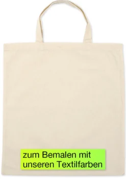 Baumwolltaschen zum Bemalen, 5 Stück