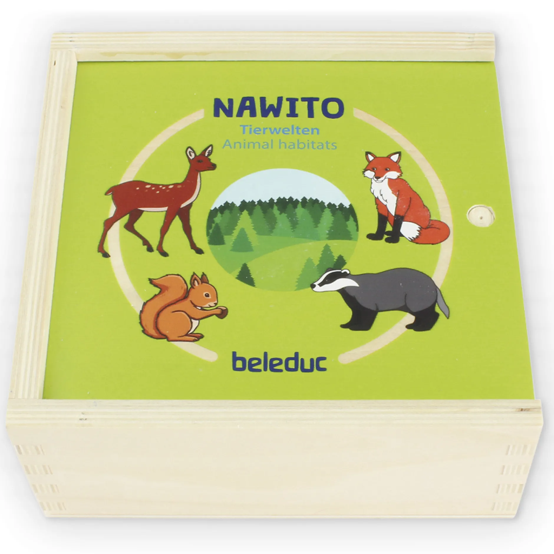 beleduc Puzzle-Set "Tierwelten - Lebensräume der Tiere", 45-tlg.