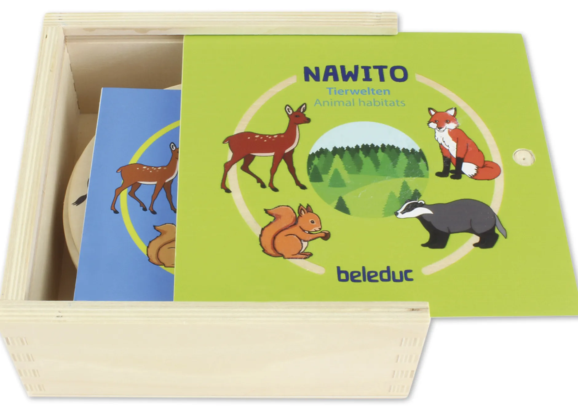 beleduc Puzzle-Set "Tierwelten - Lebensräume der Tiere", 45-tlg.