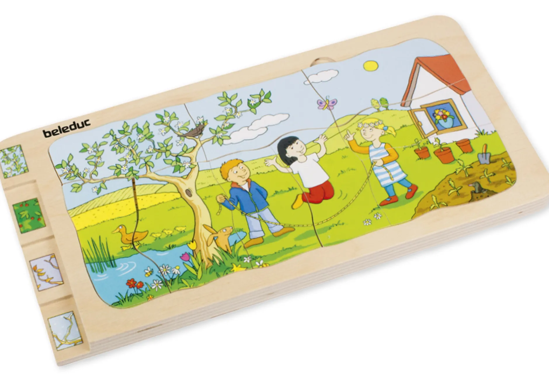 beleduc Schichten-Puzzle "Vier Jahreszeiten", 36-tlg.