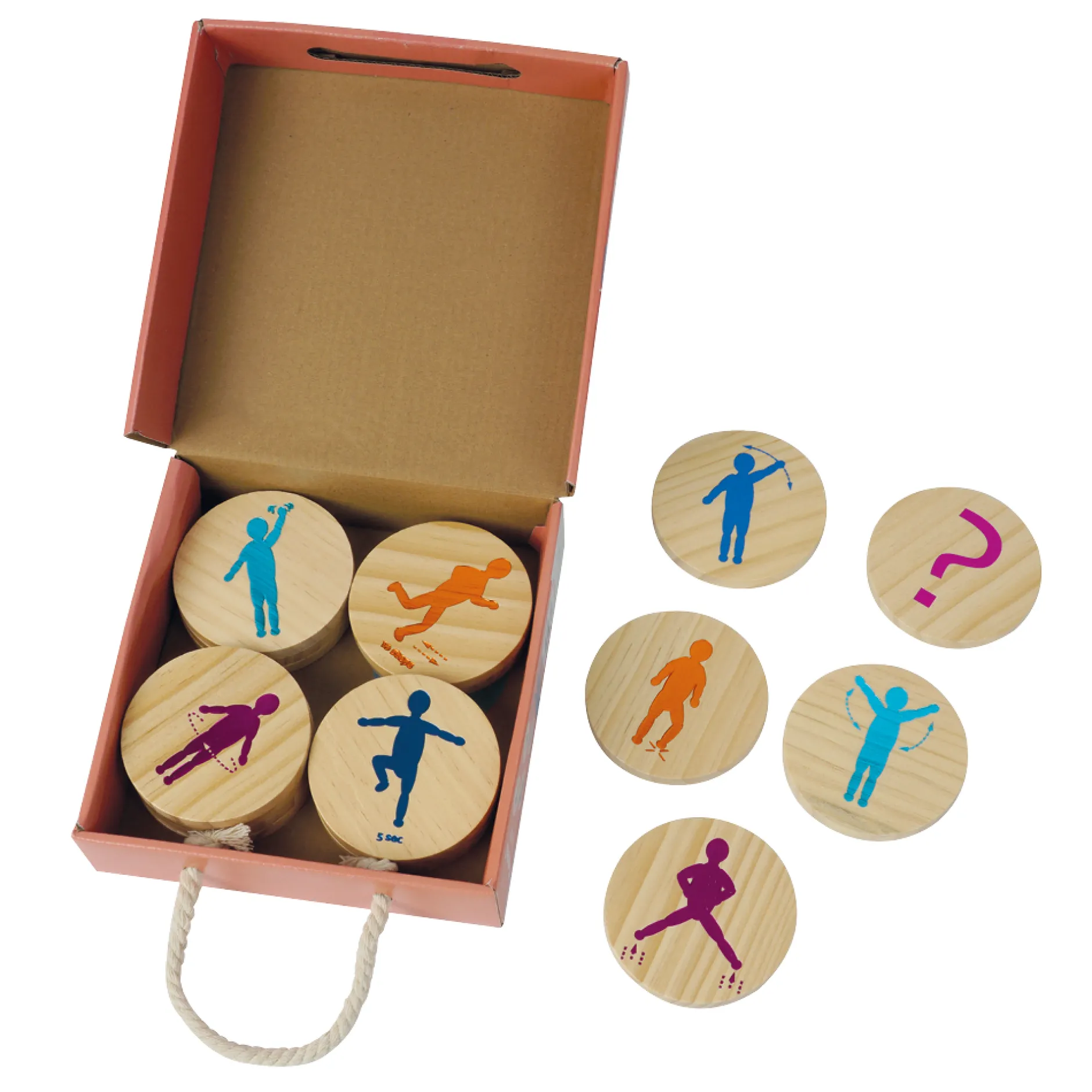 Bewegungsspiel "Moves!", 19-tlg.