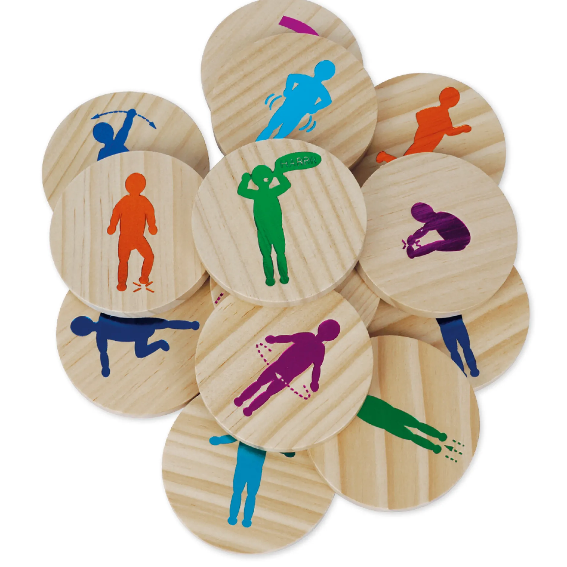 Bewegungsspiel "Moves!", 19-tlg.