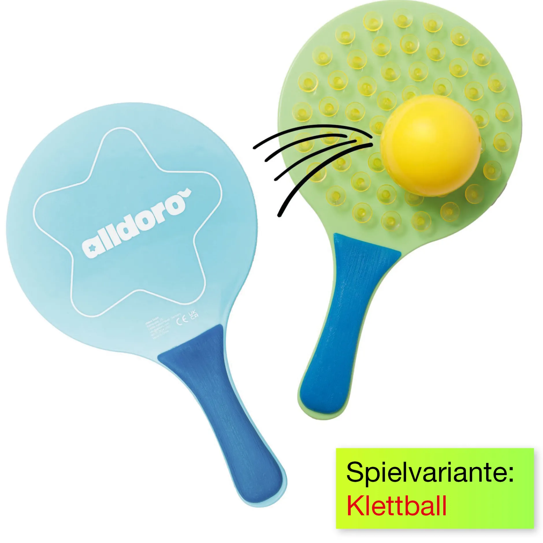 Bewegungsspiel "Stick & Play", 4-tlg.
