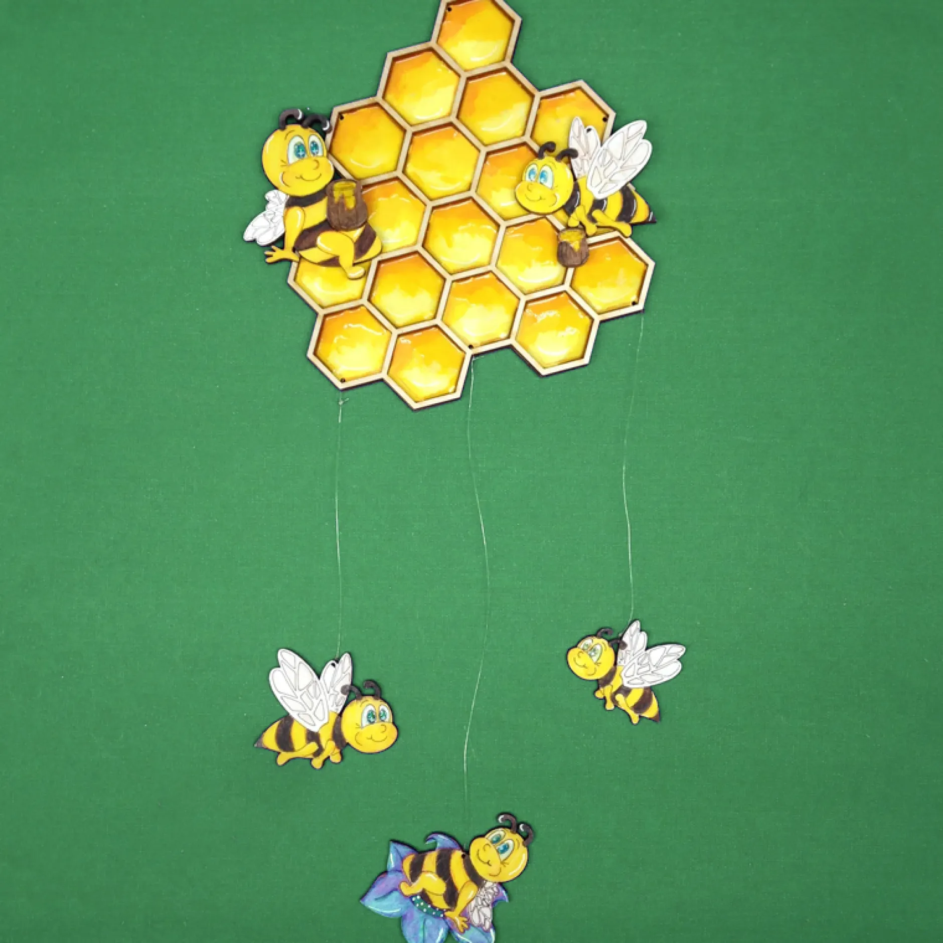 Bienen-Mobile Bastelset