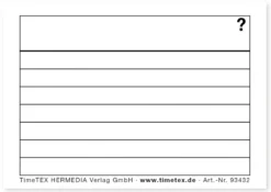 Blanko-Lernkärtchen, A8 weiß, 100 Stück