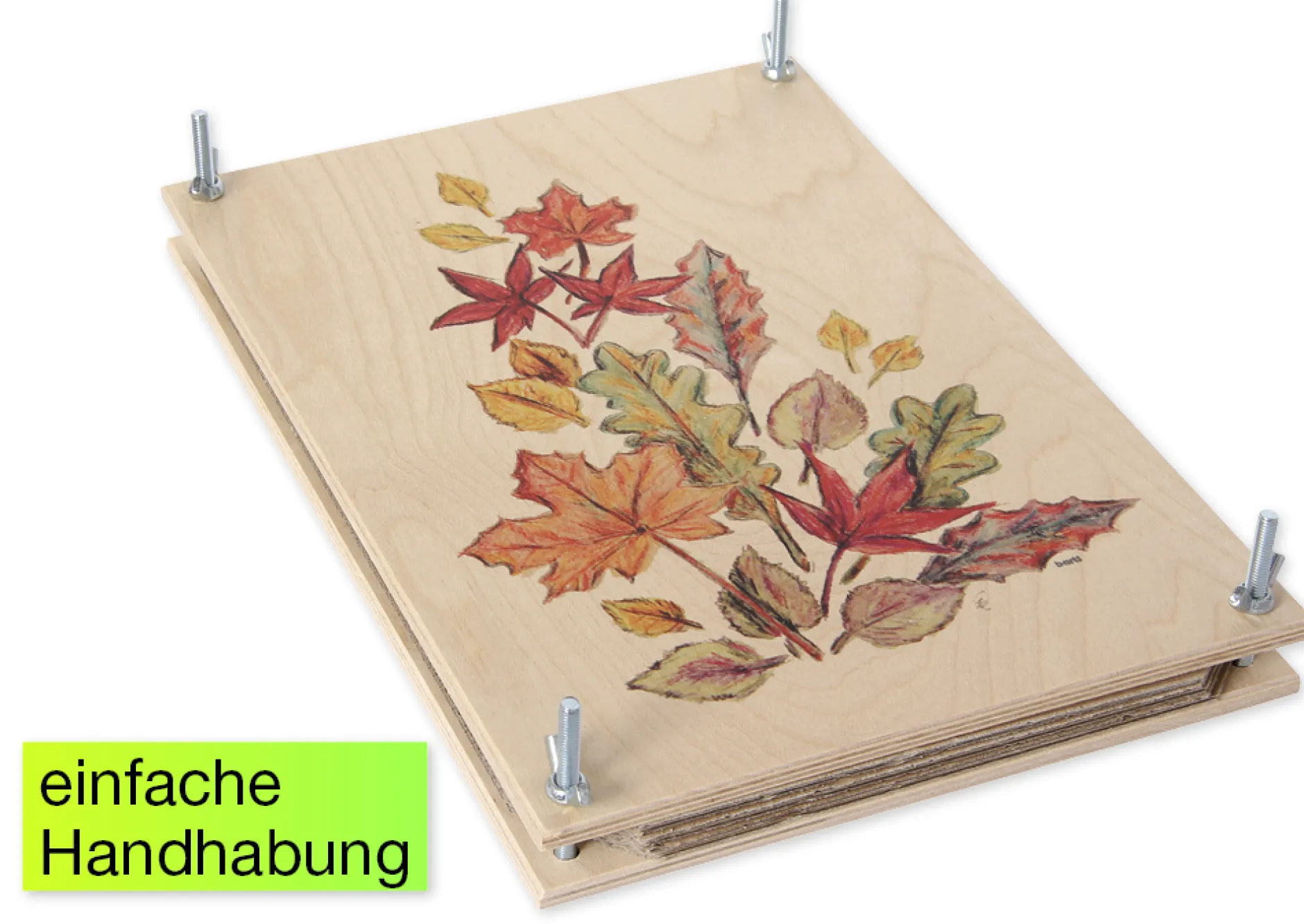 Blätterpresse, 33x23 cm