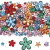 Blumen-Dekosteinchen, 300-tlg.