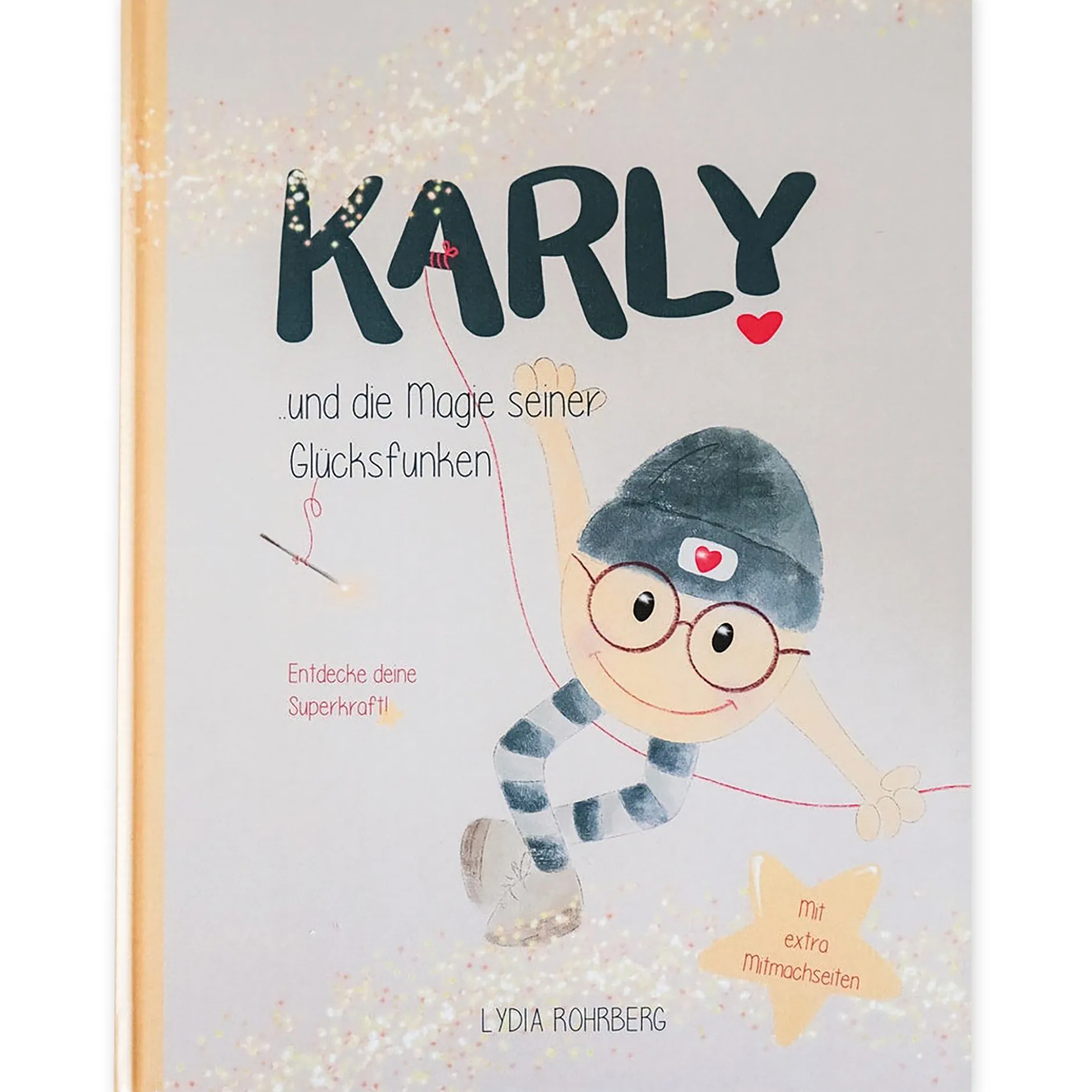 Buch "KARLY und die Magie seiner Glücksfunken", Hardcover, 48 Seiten