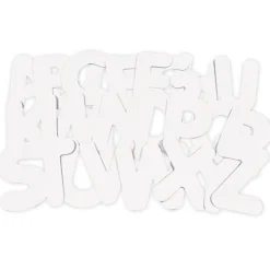 Buchstaben aus Karton, 26 Stück