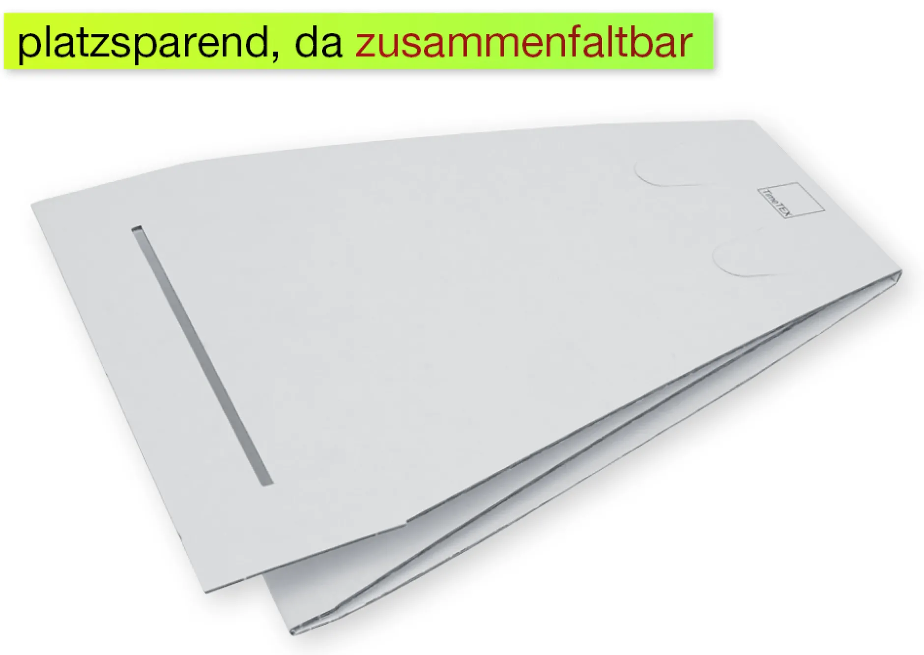 Buchständer aus Pappe, flach