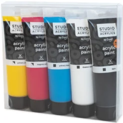 Creall Studio Acrylfarbe, 5 x 120 ml