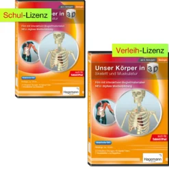 Didaktische DVD Unser Körper in 3D - Skelett und Muskulatur (tabletfähig)