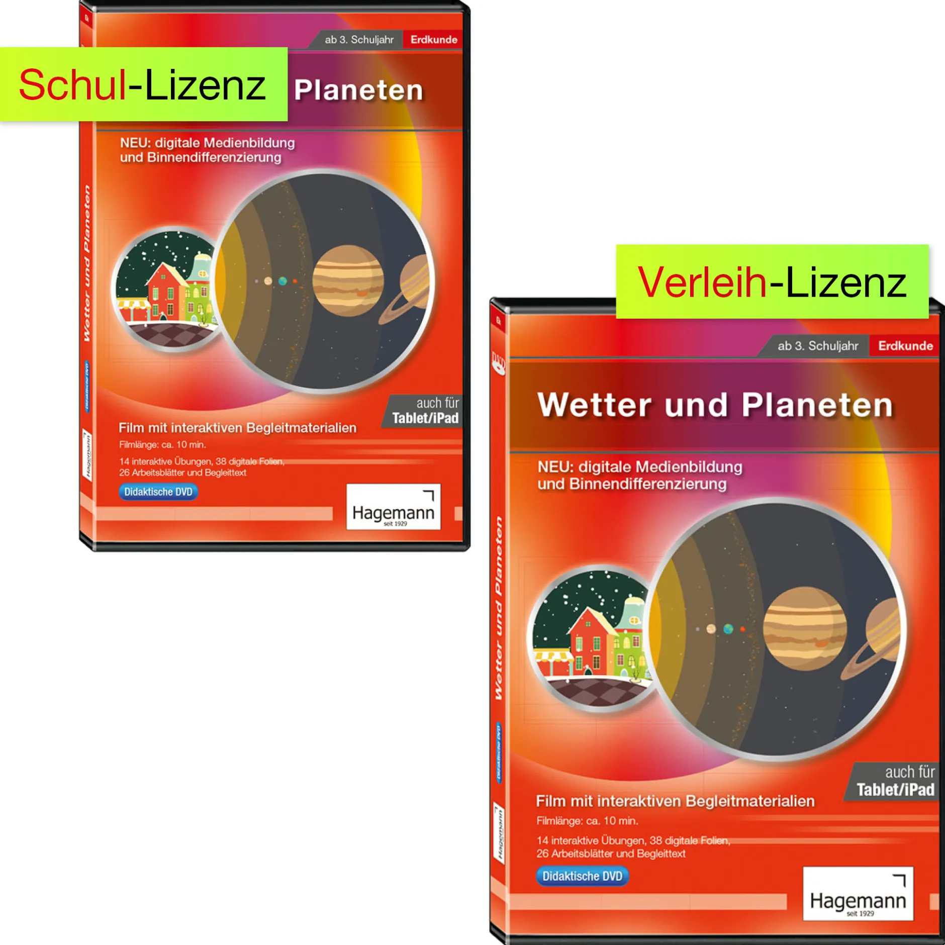 Didaktische DVD Wetter und Planeten (tabletfähig)