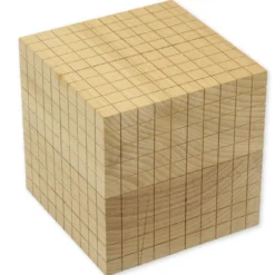 Dienes Dezimal-Tausender-Würfel, aus Holz, 1 Stück