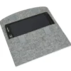 Digitale Schiefertafel SD "A4-XS", schwarzes Display, mit Filz-Hülle