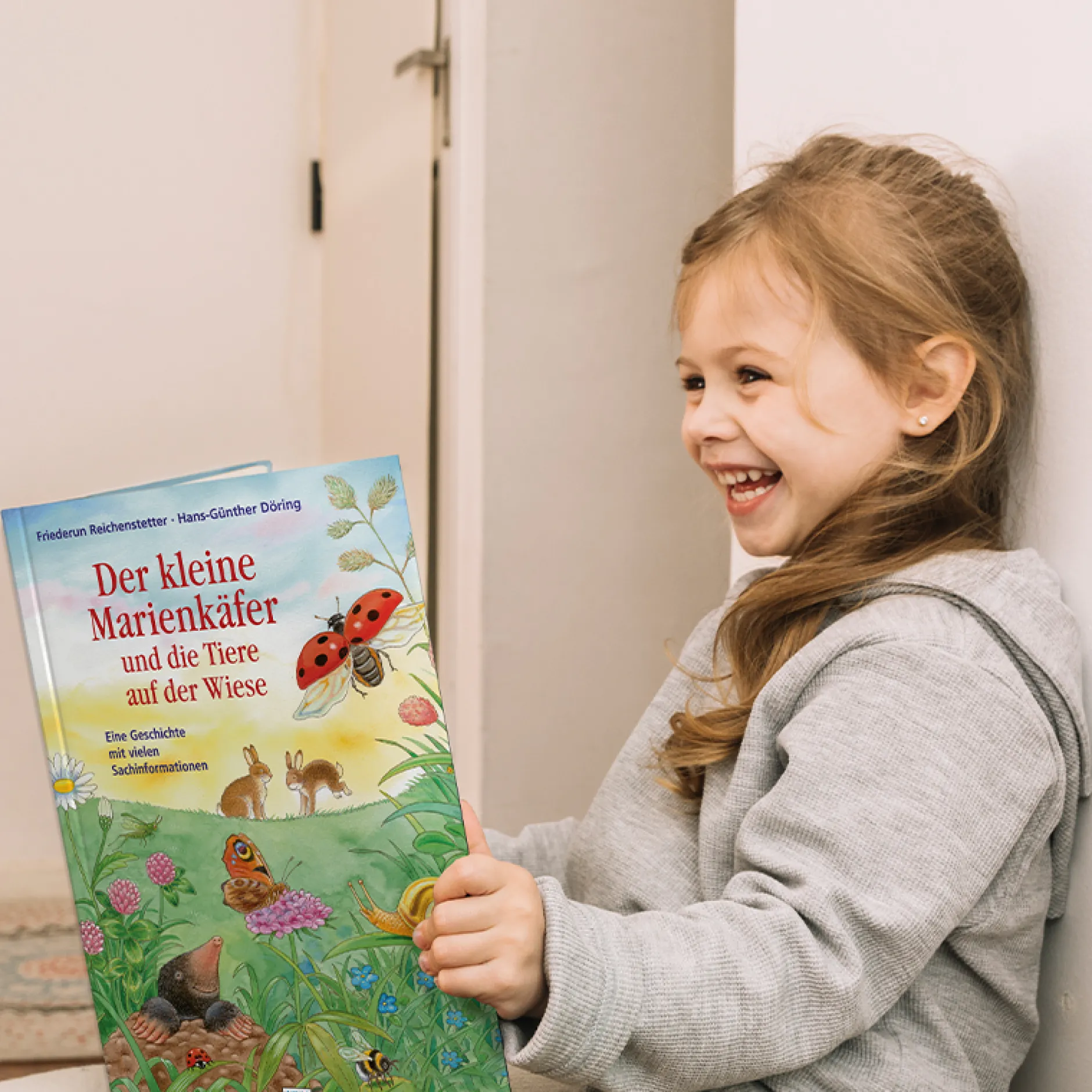Eine Geschichte mit vielen Sachinformationen – Der kleine Marienkäfer und die Tiere auf der Wiese