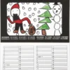 Ewiger Kalender, 5 Stück