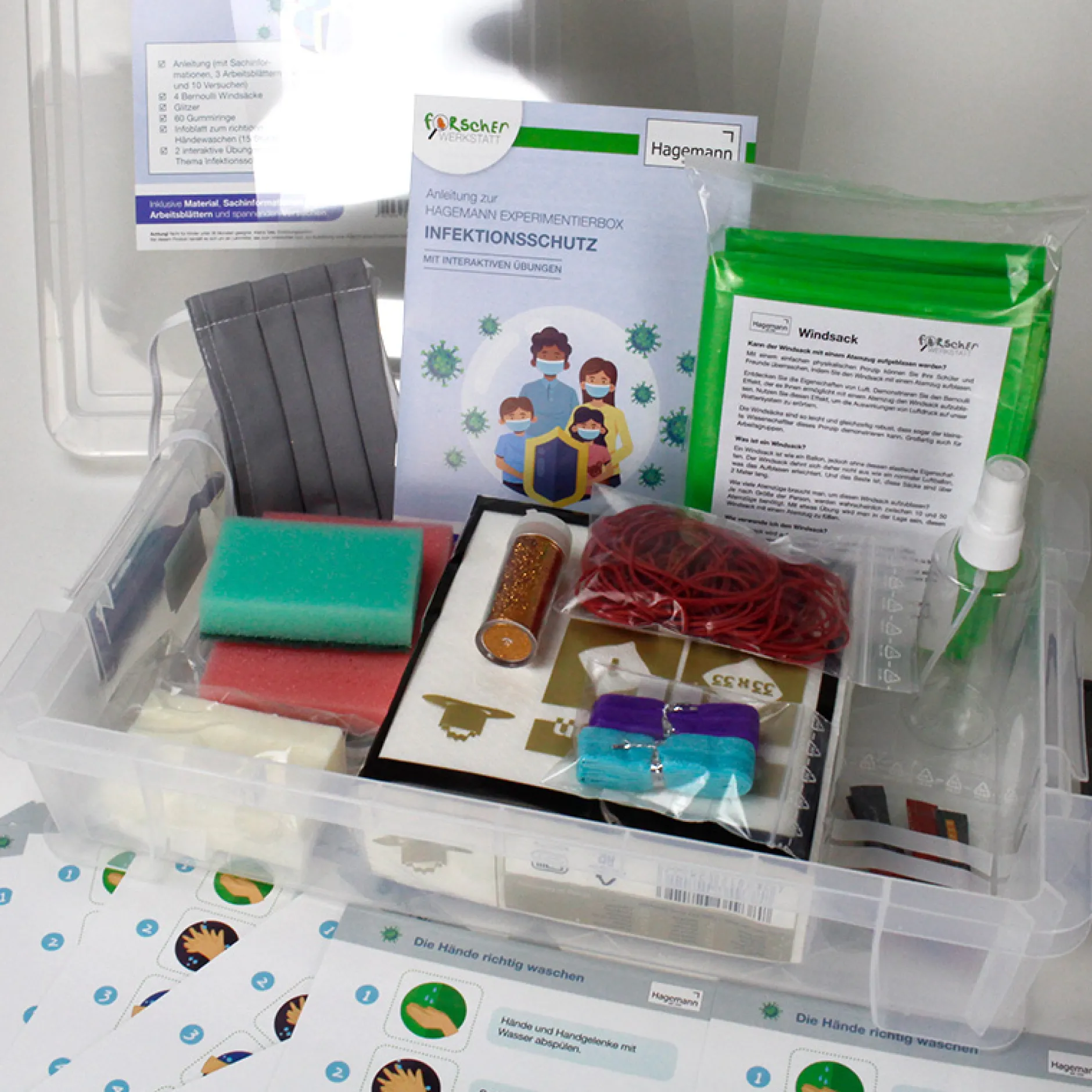 Experimentierbox Infektionsschutz