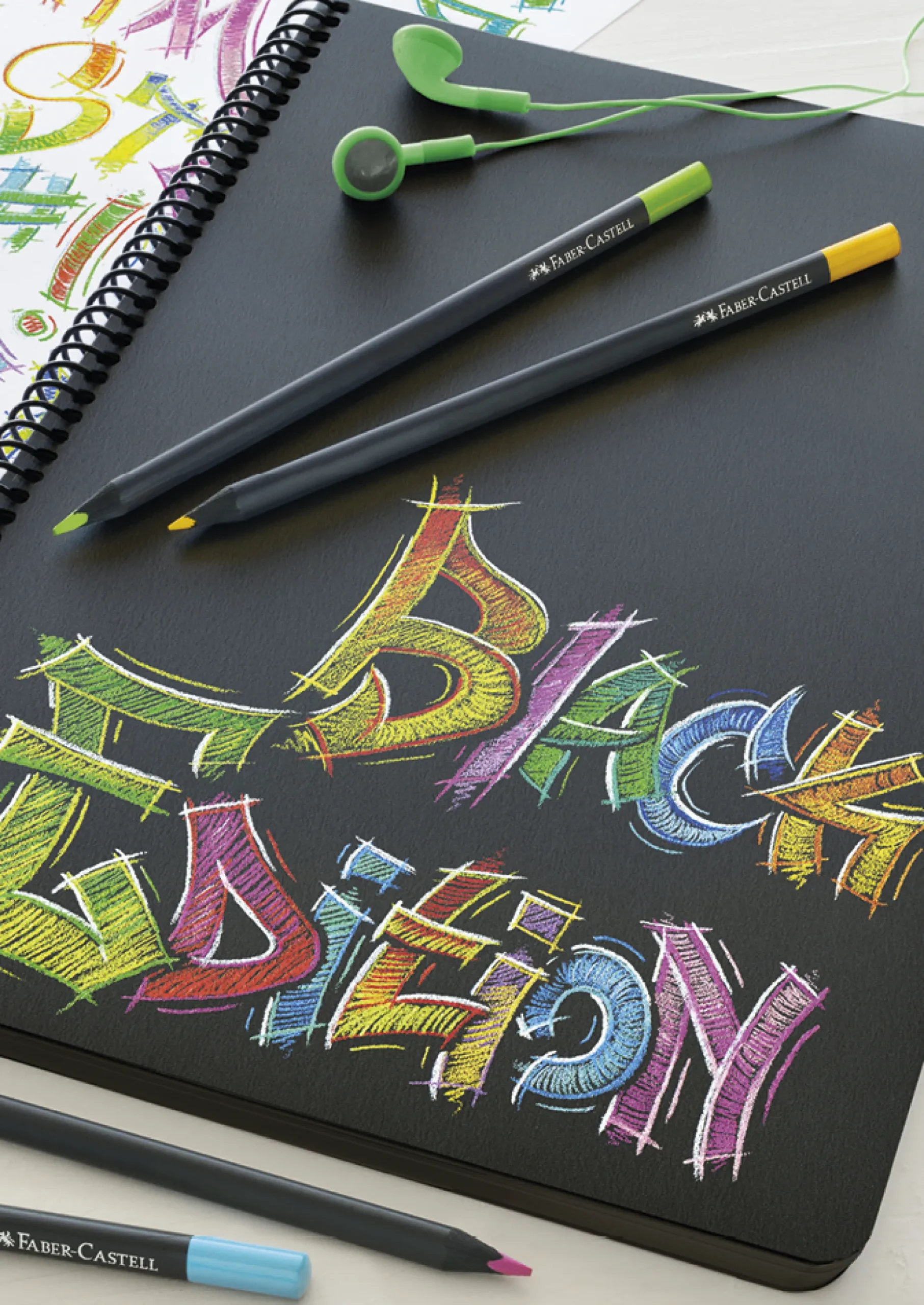 Faber-Castell Black Edition Buntstifte, 12 Stück