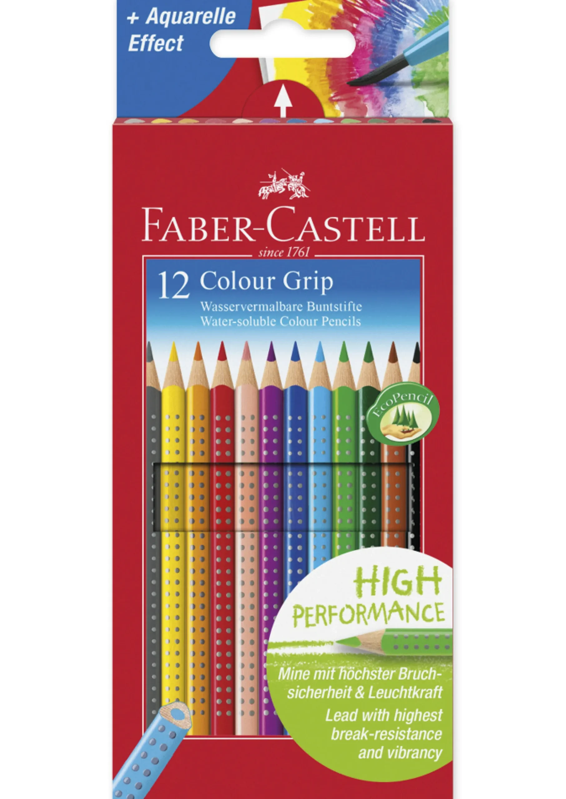 Faber-Castell Buntstift Colour Grip 12-tlg.
