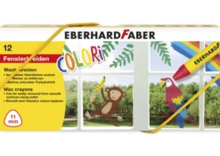 Fenster-Wachskreiden, 12 Stück