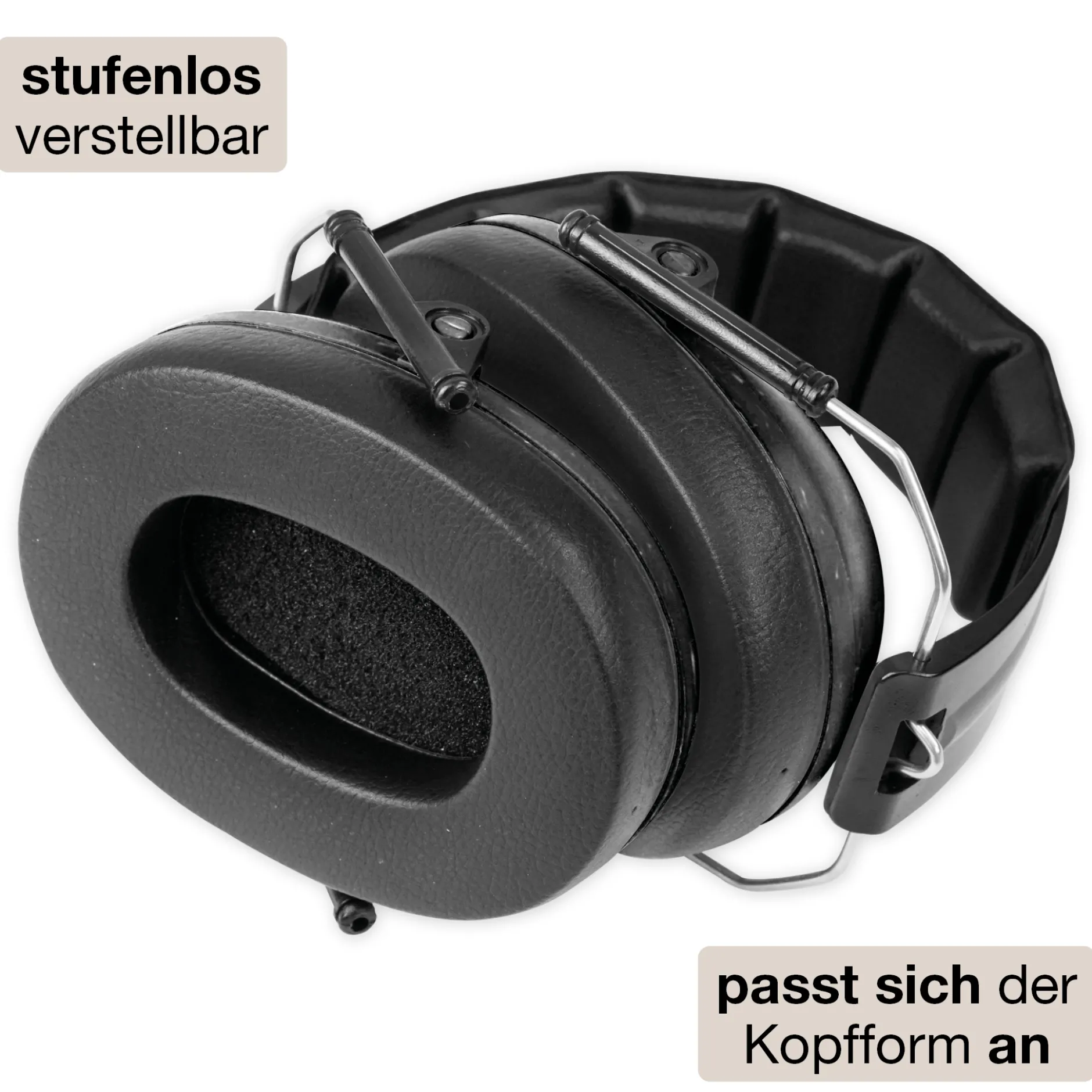 Gehör-Schutz für Kinder "Auris Plus" schwarz, 24,3 dB