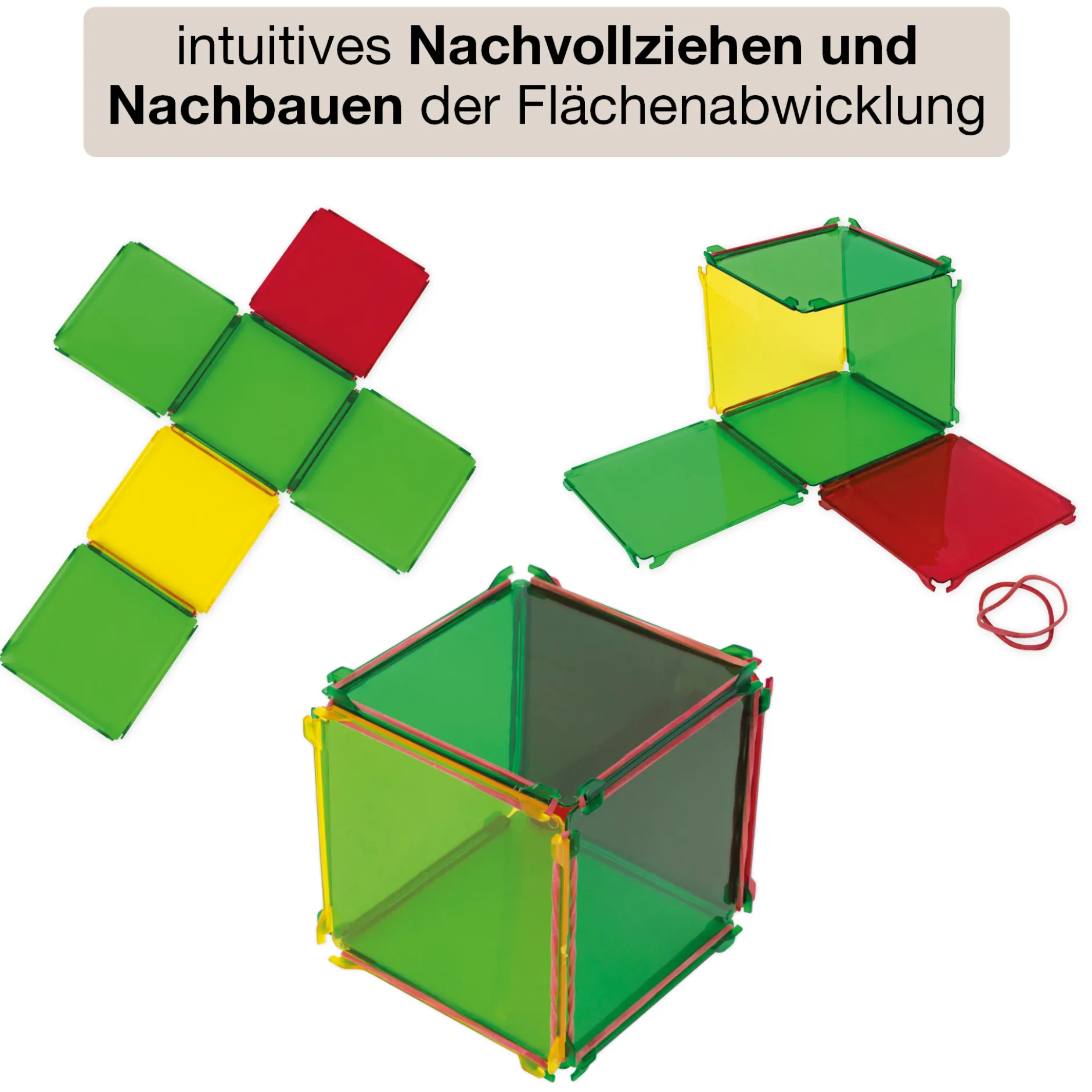 Geometrie-Bausatz effekt-system "Schnupper-Set", 26 Einzelflächen