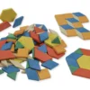 Geometrische Flächen aus RE-Wood, 250 Stück