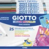 GIOTTO Decor Metallic Universal-Fasermaler, 25-tlg.