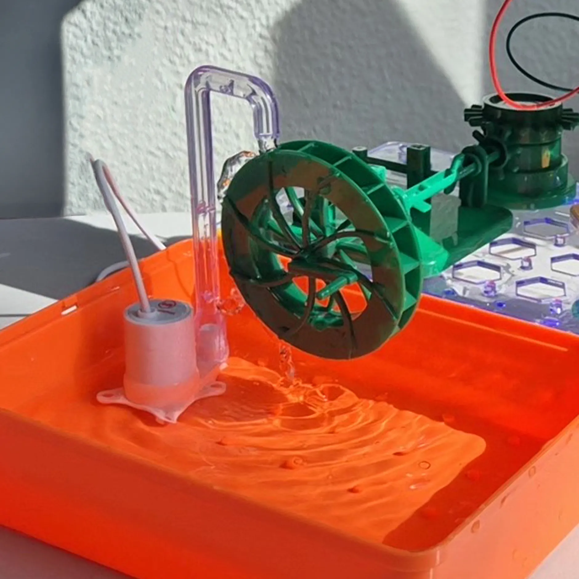 Hagemann Elektro-Experimentierset Wassermühle mit Solarpumpe