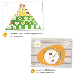 Hagemann Lernset Vegetarische und vegane Ernährung (magnetisch), 61-tlg.