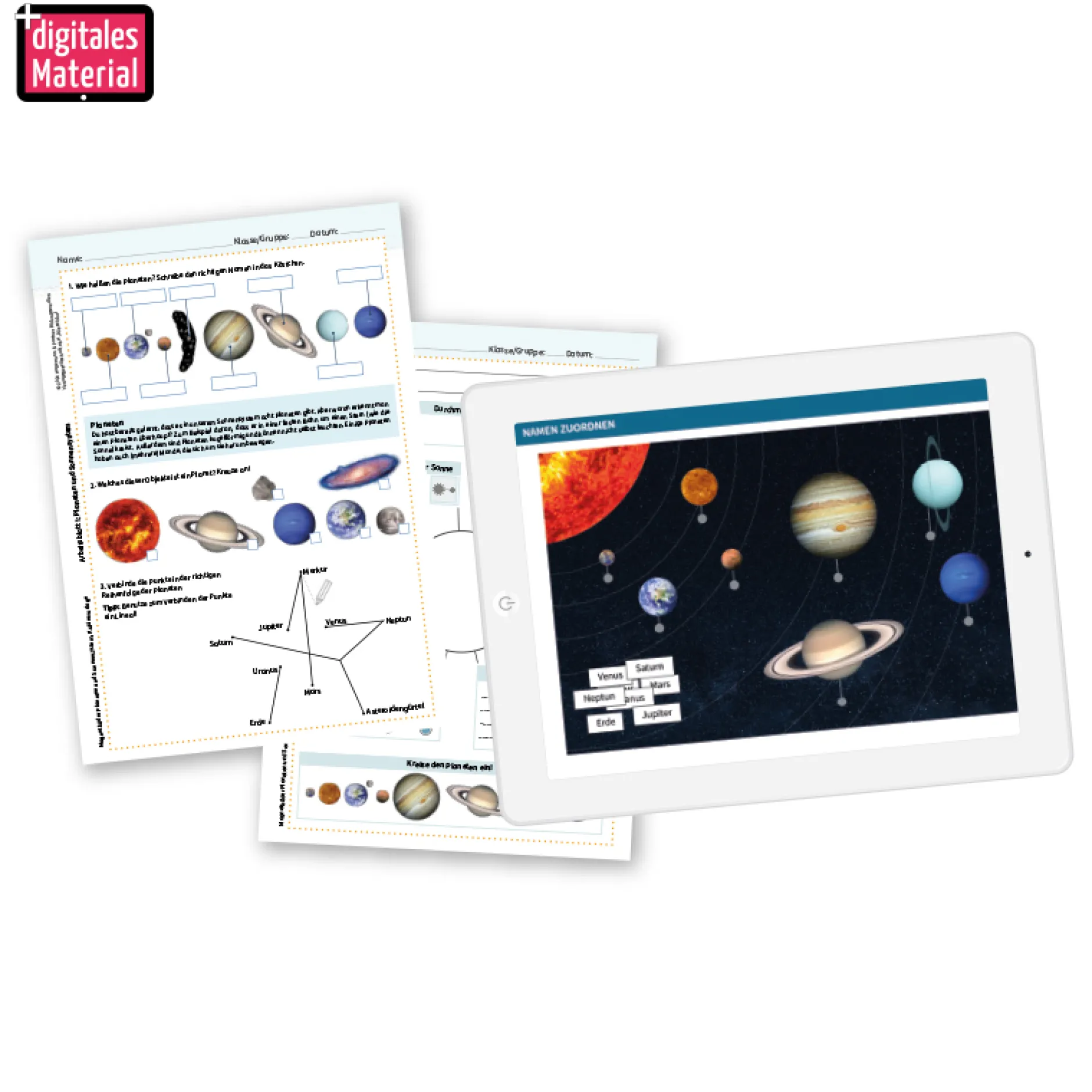 Hagemann Planeten und Sonnensystem magnetisch, 73-tlg.