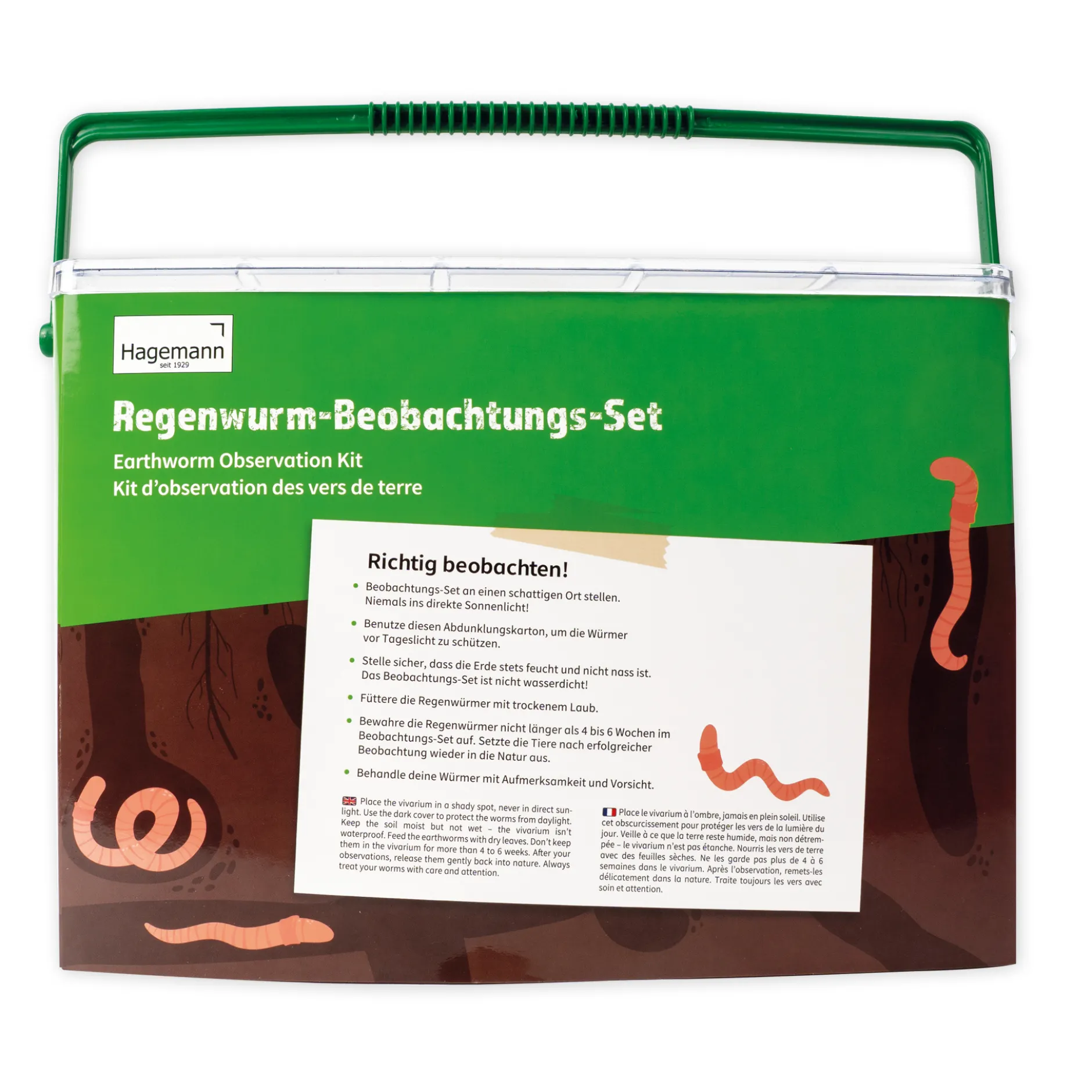 Hagemann Zuchtset Regenwürmer