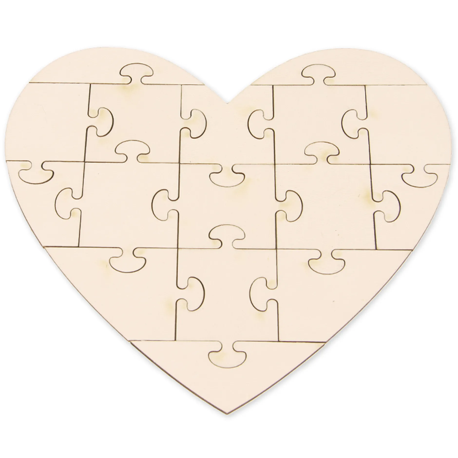 Holzpuzzle "Herz" 16-tlg.