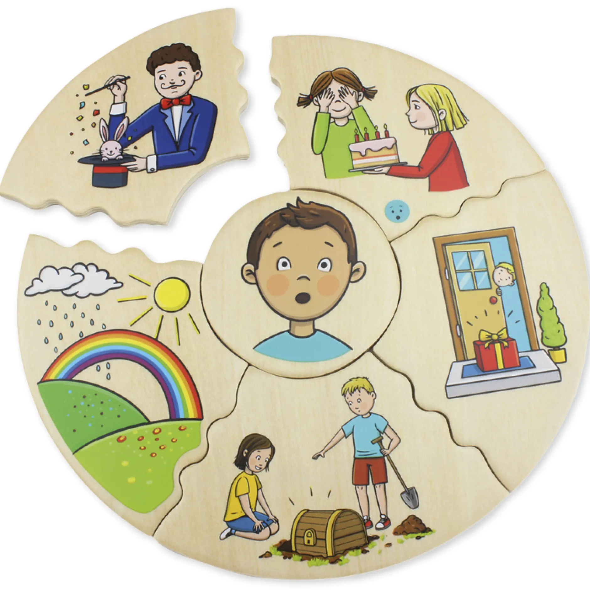 Humanico "Emotionen", 5 Puzzles