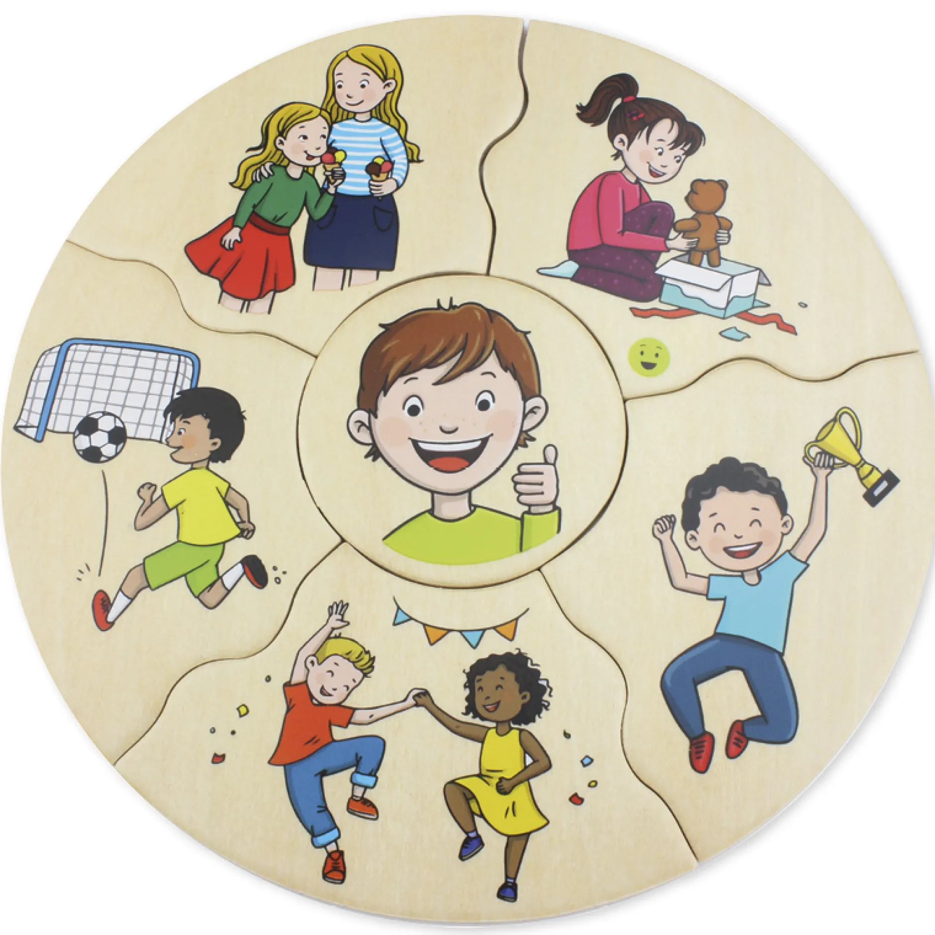 Humanico "Emotionen", 5 Puzzles