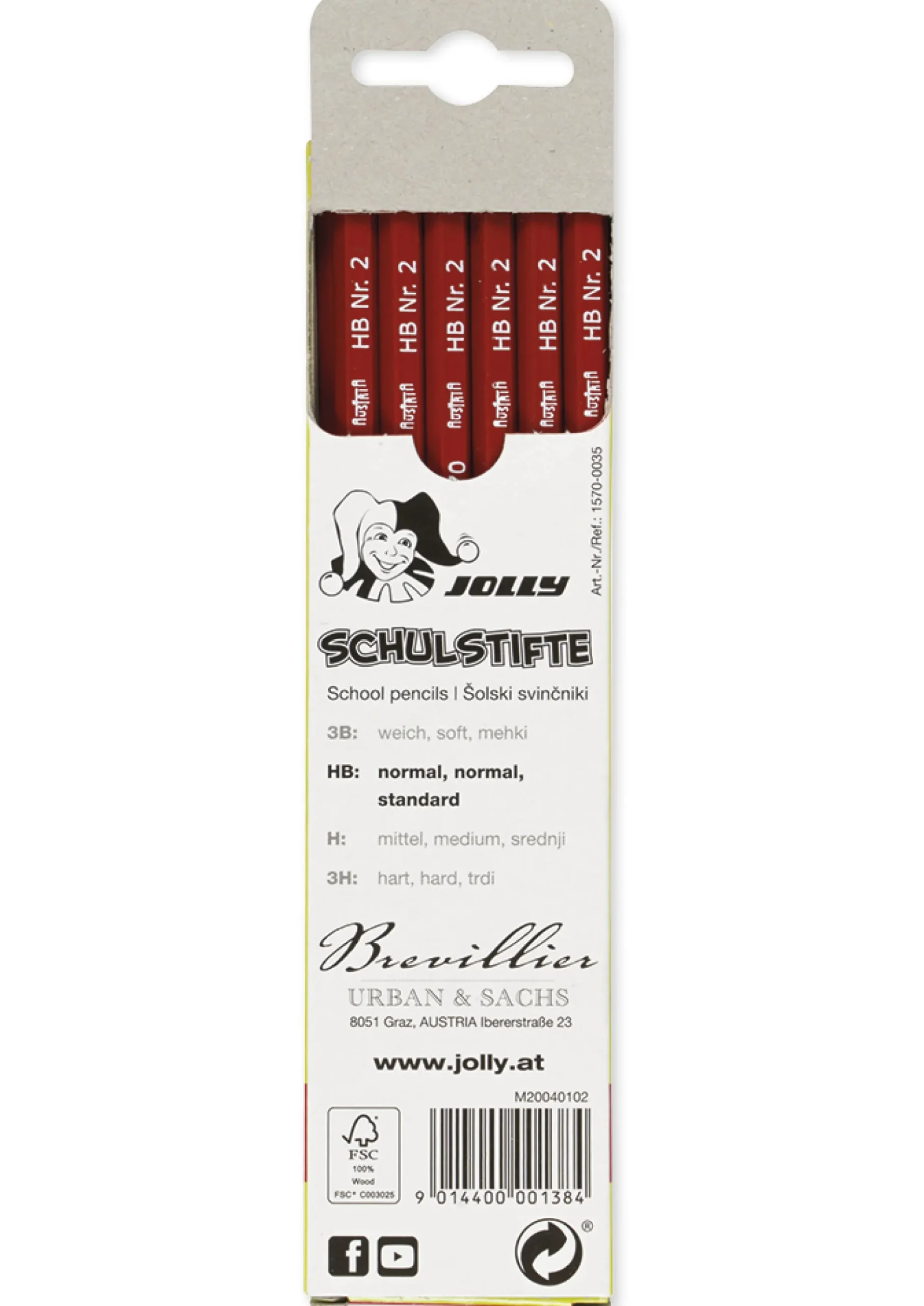JOLLY Bleistift lackiert, 12-tlg.