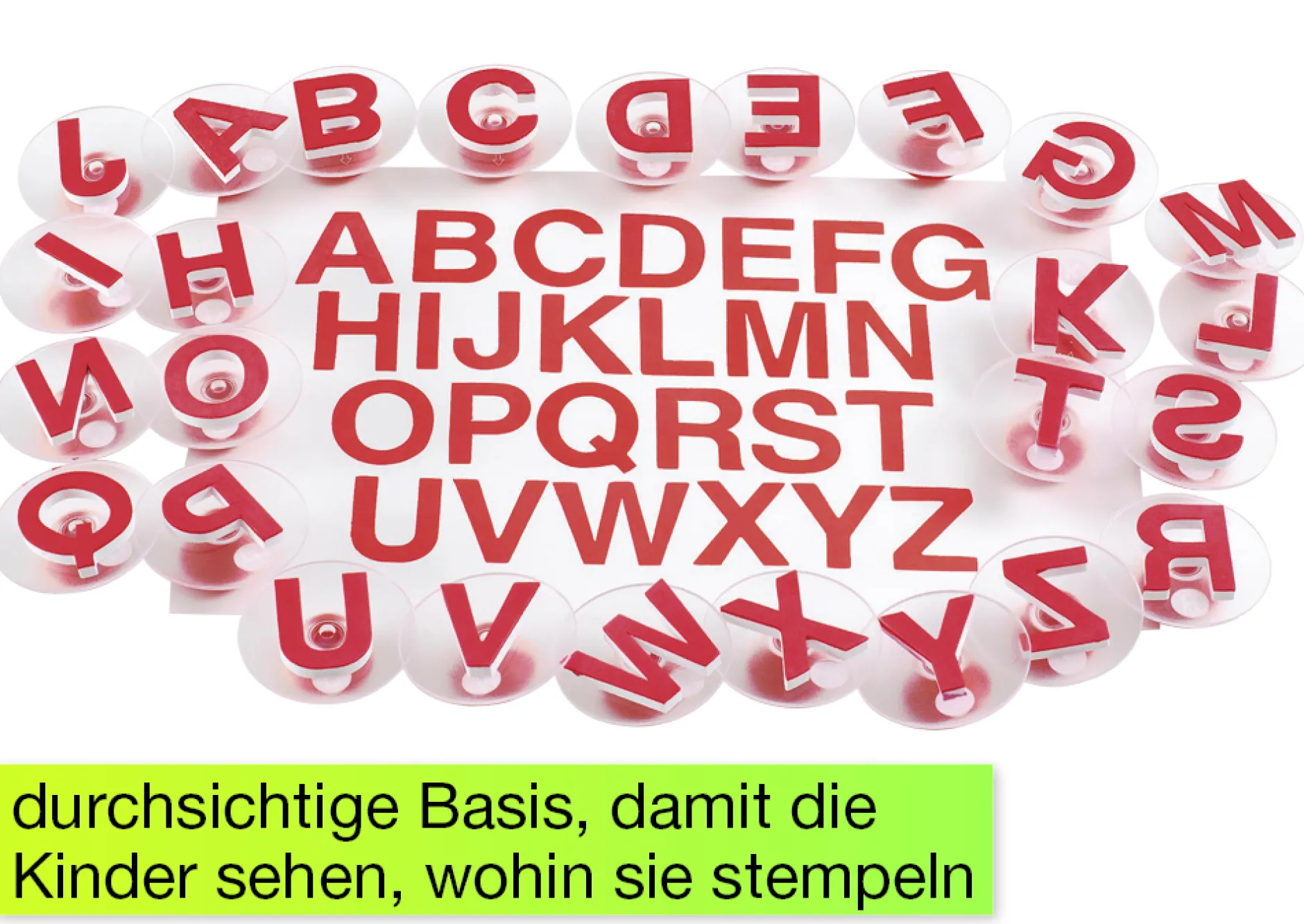 Jumbo-Griff-Stempel "Großbuchstaben", 26-tlg.