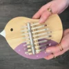 Kalimba "Vogel", Daumenklavier mit 8 Tönen