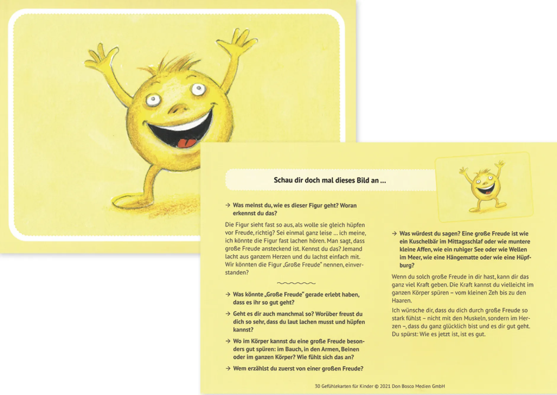 Karten-Set "30 Gefühlekarten für Kinder"