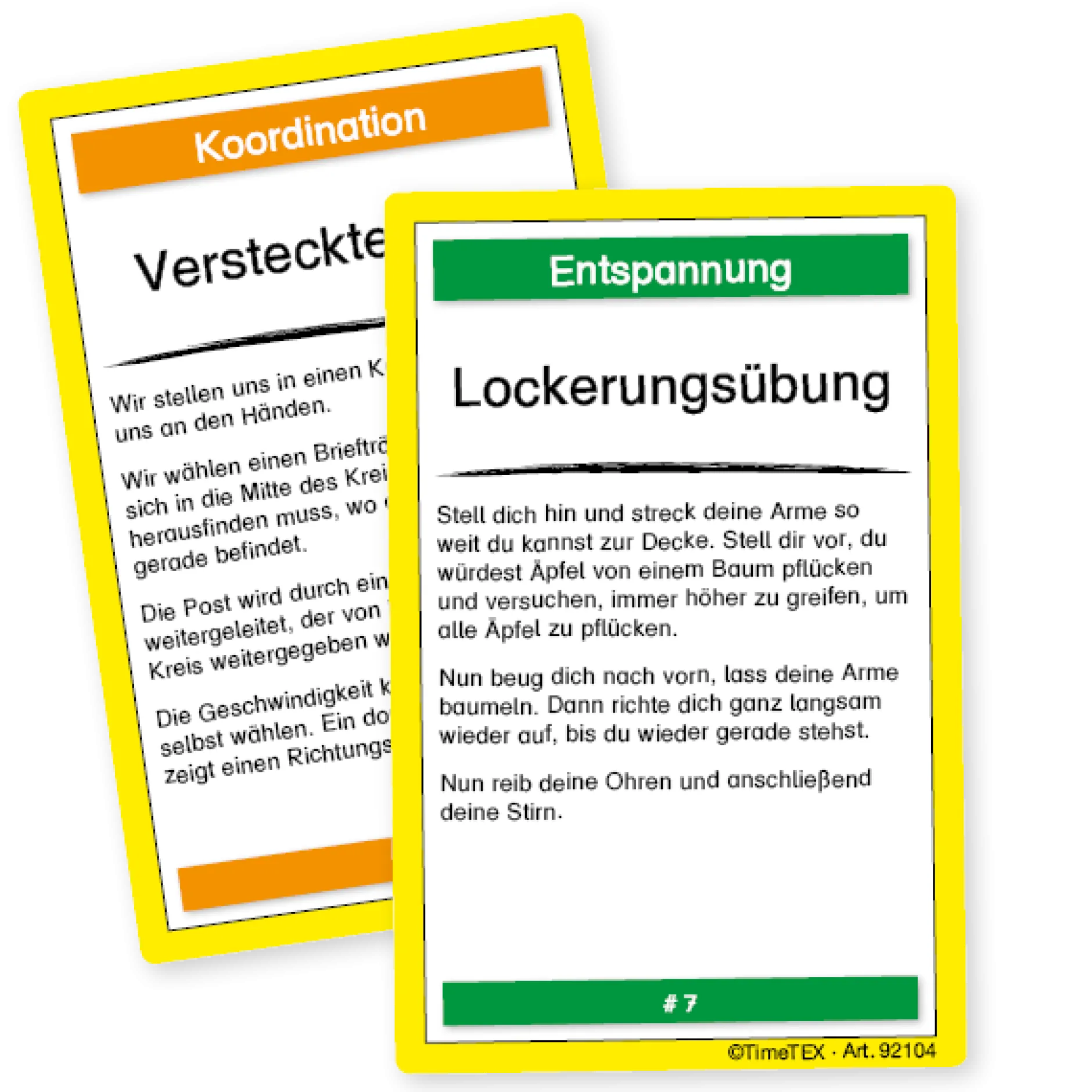 Kartenspiel "Bewegtes Lernen" 60-tlg. im Etui
