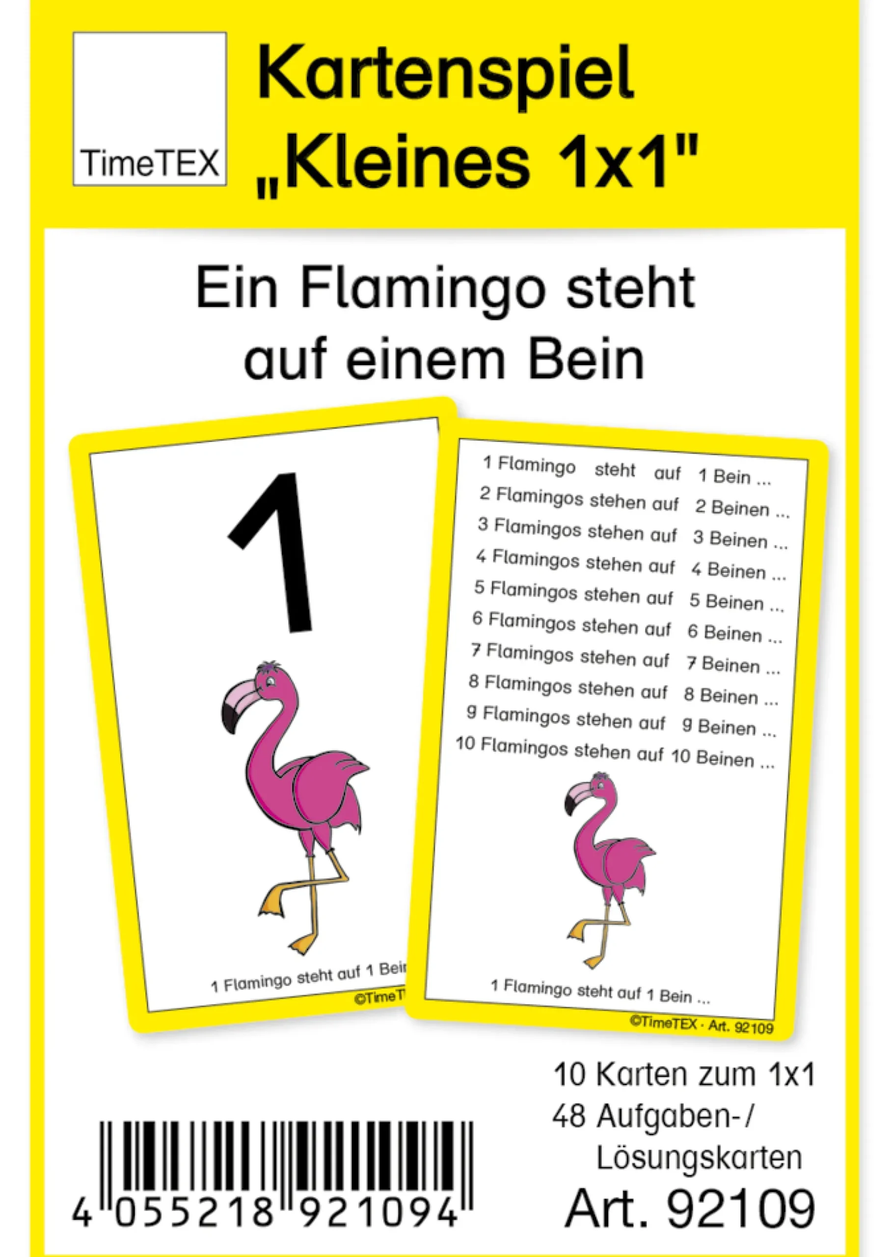 Kartenspiel "Kleines 1x1", 60-tlg., im Etui