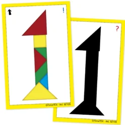 Kartenspiel "Tangram" in Etui