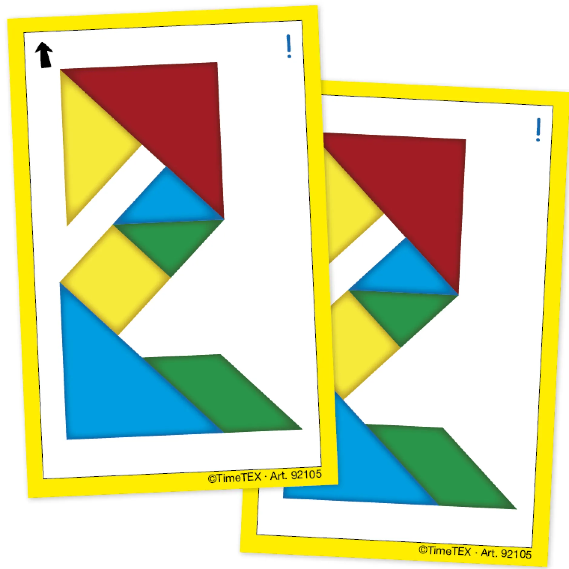 Kartenspiel "Tangram" in Etui