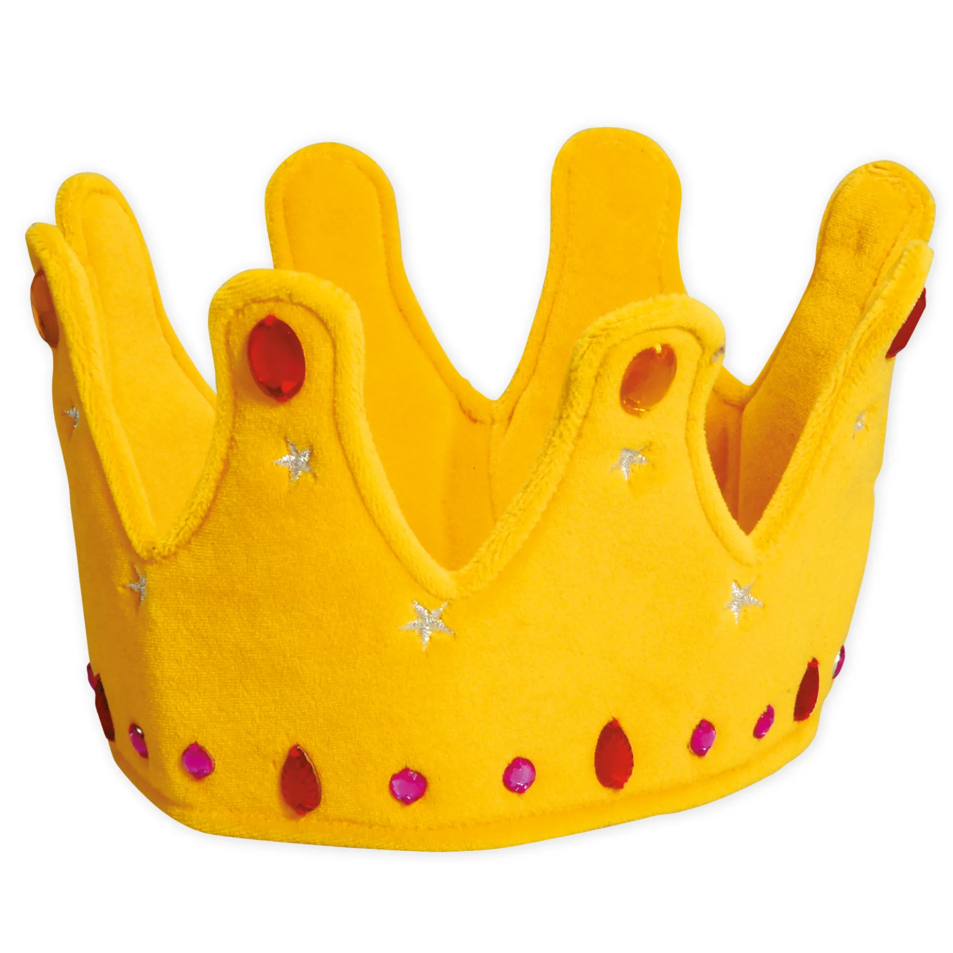 Kinder-Krone aus Samt, ca. 24 cm ø
