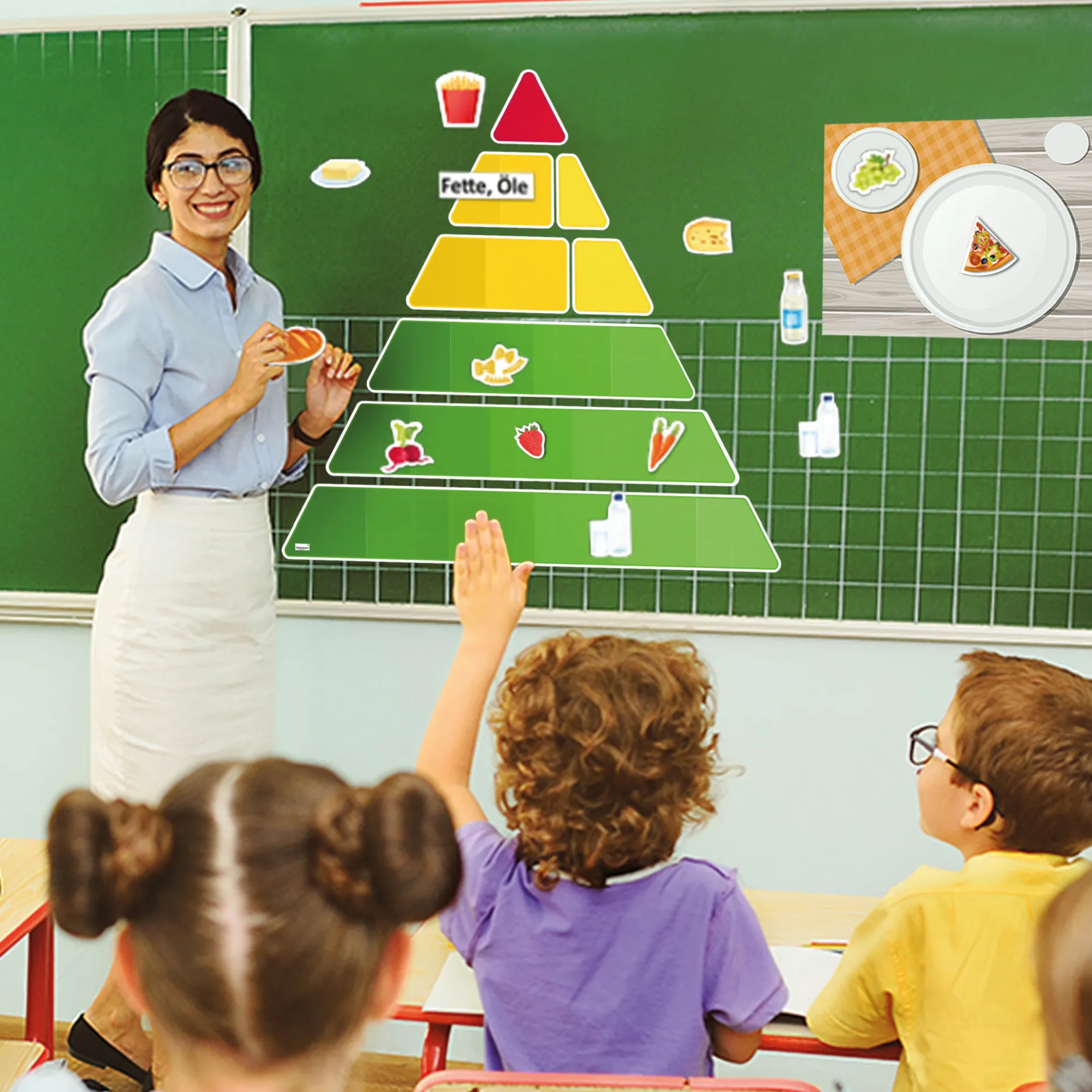 Klassenset Gesunde Ernährung und Mahlzeiten, 470-tlg.